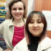 Last photo with my Erasmus+ student - Eliza Zhanyrbek KYZY